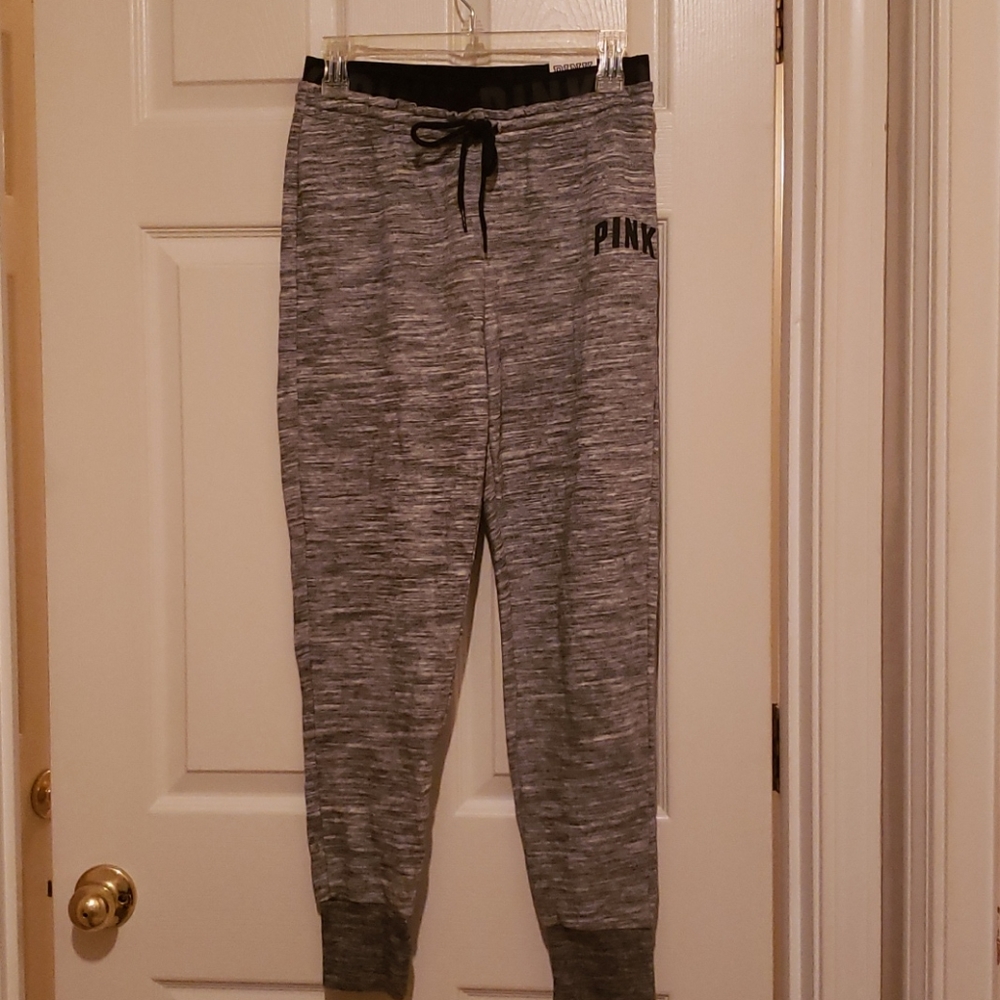 NWT PINK VICTORIA'S SECRET SKINNY JOGGERS